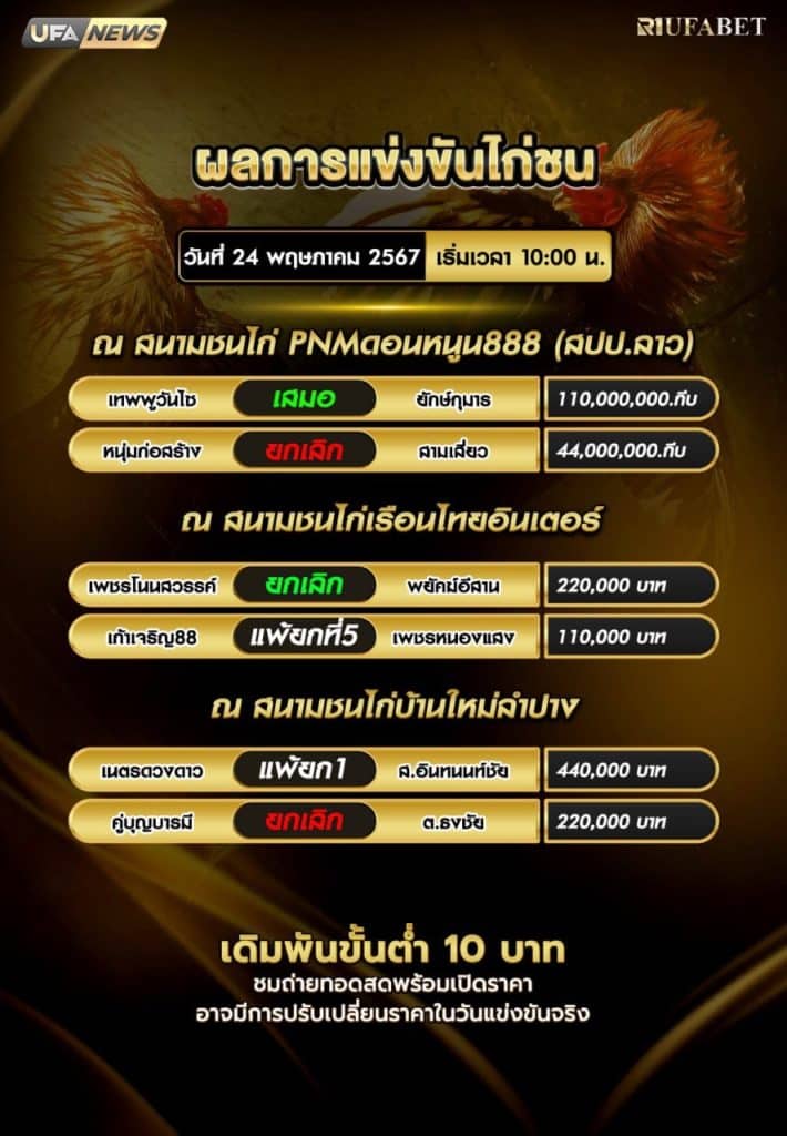 ผลไก่ชน24-5-67