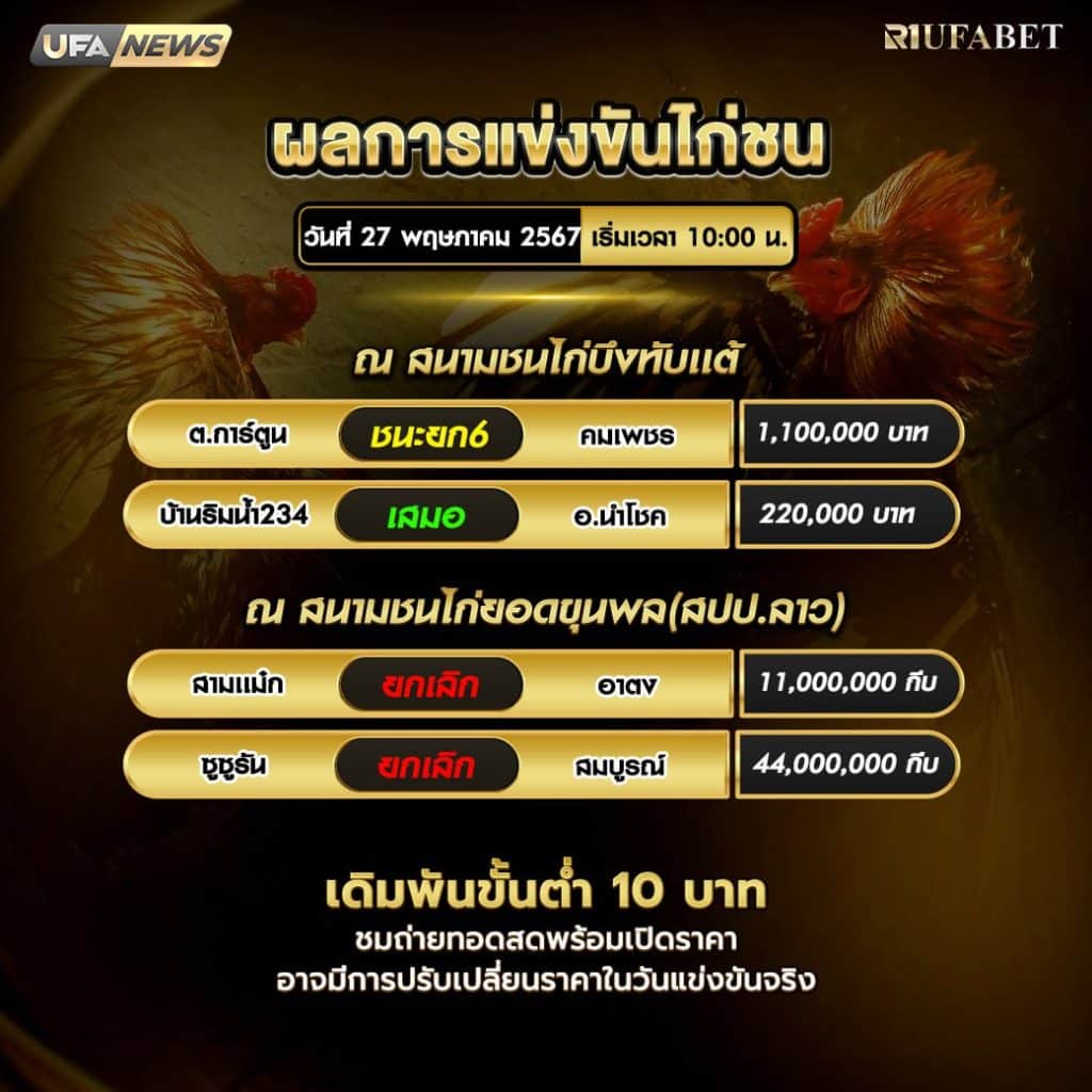 ผลไก่ชน27-5-67