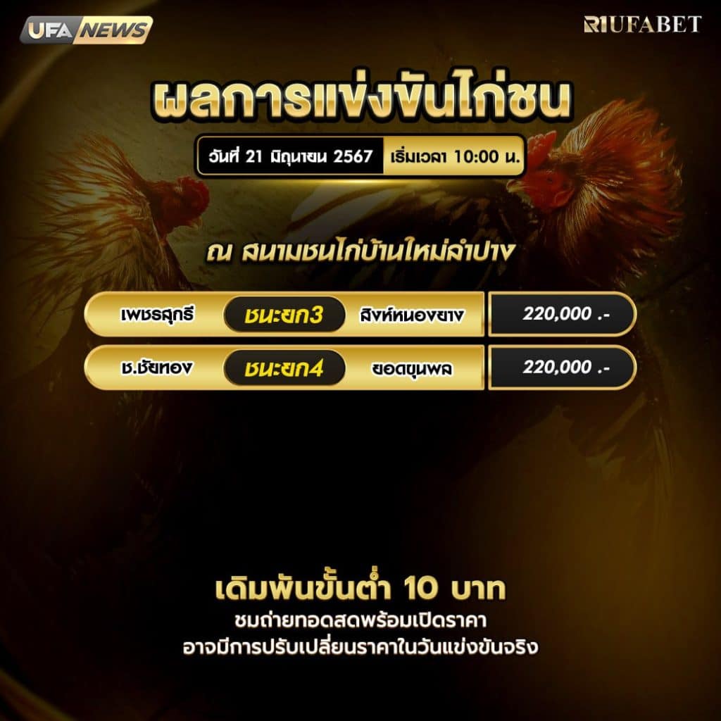 ผลไก่ชน21-6-67