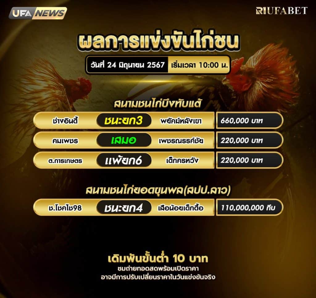 ผลไก่ชน24-6-67