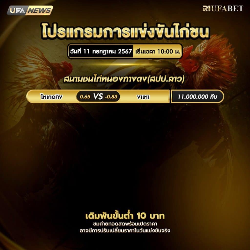 โปรแกรมไก่ชน11-7-67