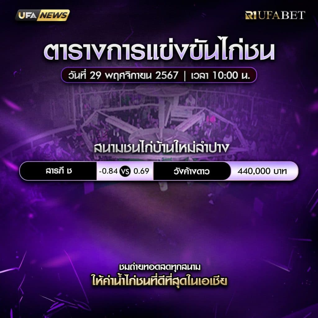 ตารางไก่ชน29-11-67